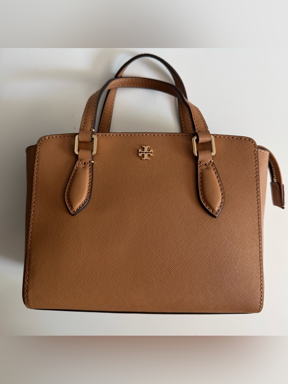 Tory Burch Emerson Satchel with Gold Hardware - Picture 2 of 8
